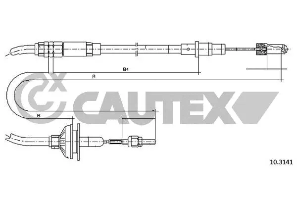 Cable Pull, clutch control (762935)