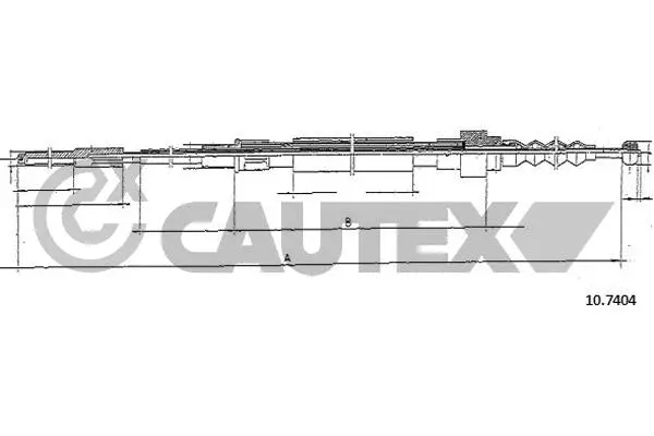 Cable Pull, parking brake (460035)