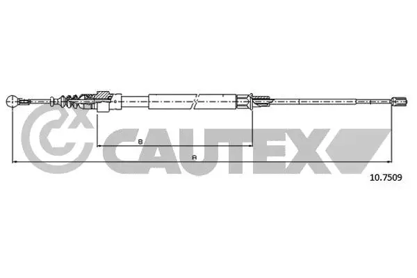 Cable Pull, parking brake (468239)