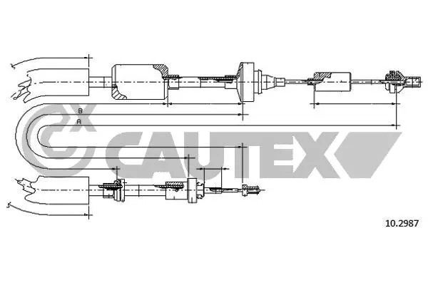 Cable Pull, clutch control (026662)