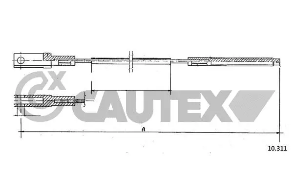 Cable Pull, clutch control (762918)