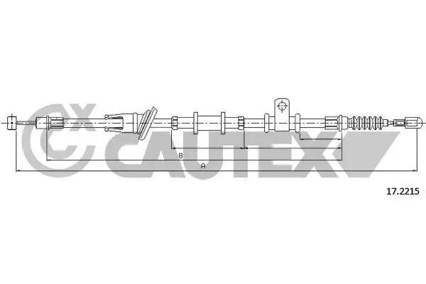 Cable Pull, parking brake (761817)
