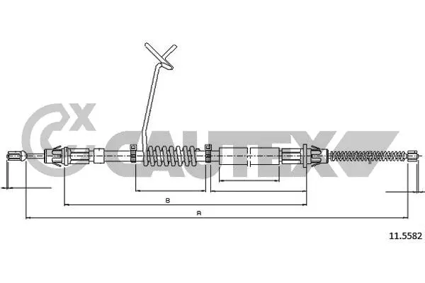 Cable Pull, parking brake (761446)