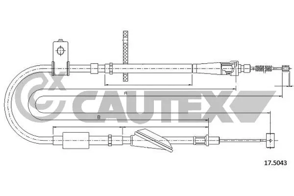 Cable Pull, parking brake (765785)