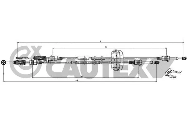 Cable Pull, manual transmission (761828)