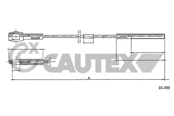 Cable Pull, clutch control (762910)