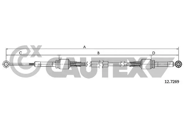 Cable Pull, manual transmission (766381)