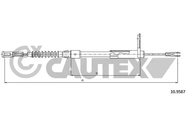 Cable Pull, parking brake (760740)