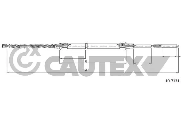 Cable Pull, parking brake (763018)
