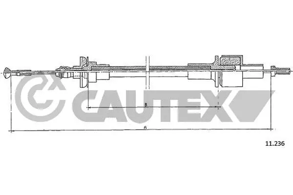 Cable Pull, clutch control (761269)