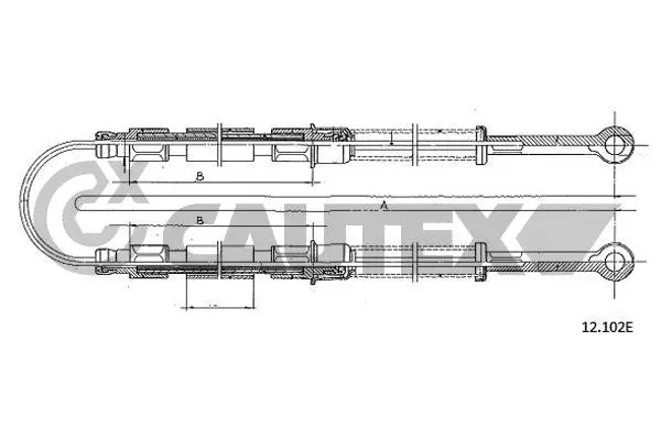 Cable Pull, parking brake (762575)