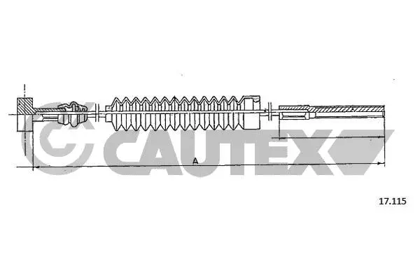 Cable Pull, parking brake (762705)