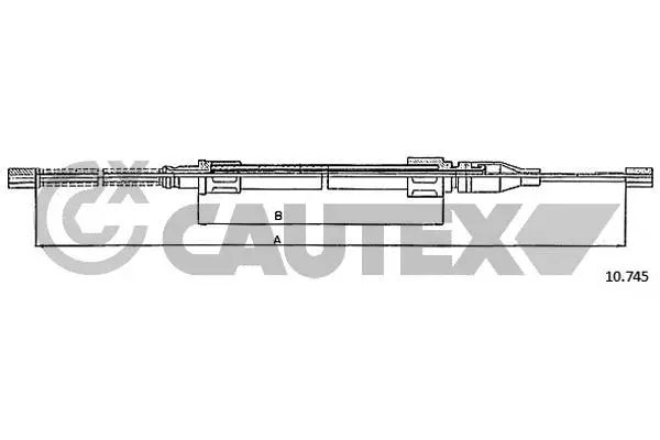Cable Pull, parking brake (763011)
