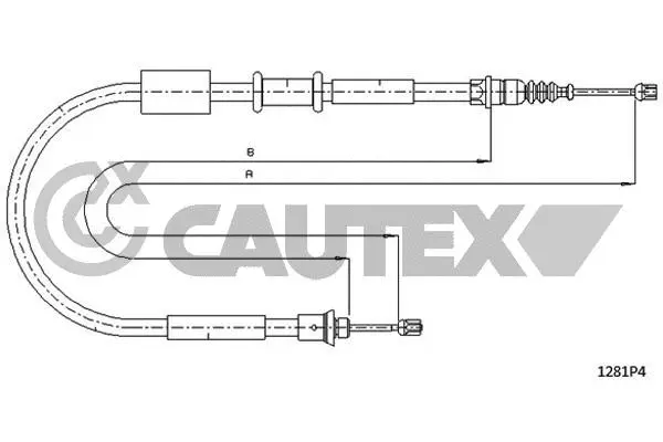 Cable Pull, parking brake (760981)