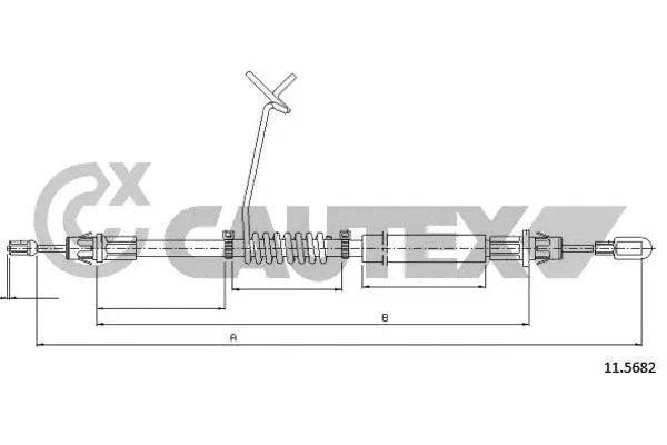 Cable Pull, parking brake (761448)