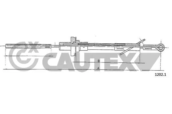 Cable Pull, clutch control (012563)