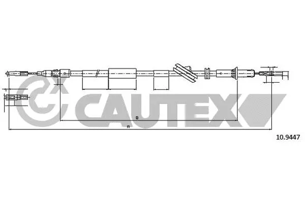 Cable Pull, parking brake (766307)