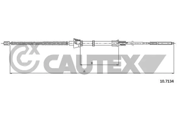 Cable Pull, parking brake (763024)