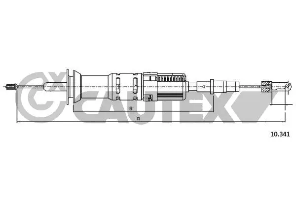 Cable Pull, clutch control (762930)