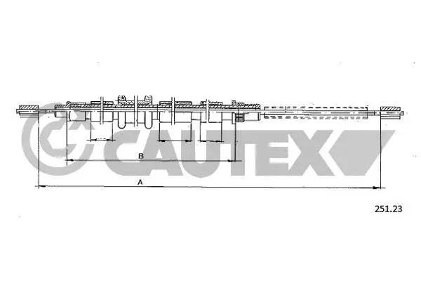 Cable Pull, parking brake (765909)