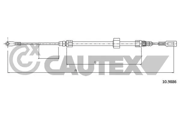 Cable Pull, parking brake (763037)