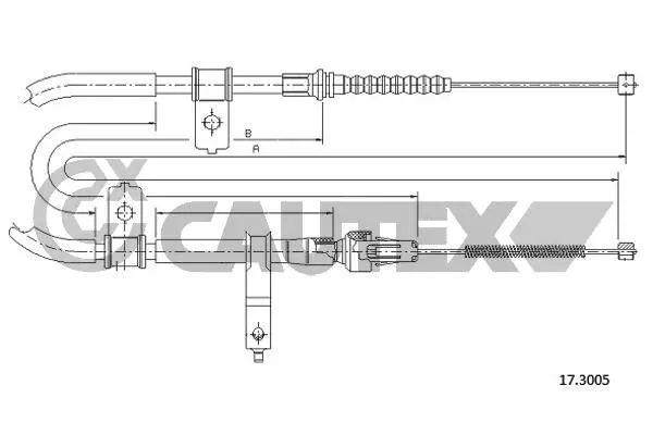Cable Pull, parking brake (763141)