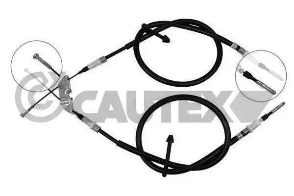 Cable Pull, parking brake (762551)