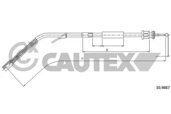 Cable Pull, parking brake (766285)