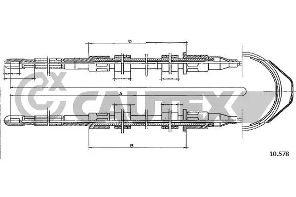 Cable Pull, parking brake (761973)