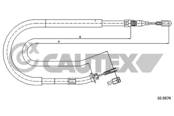 Cable Pull, parking brake (765734)
