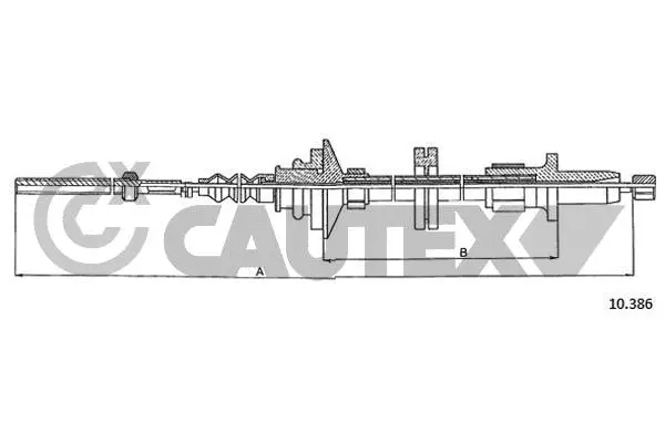 Cable Pull, clutch control (762853)