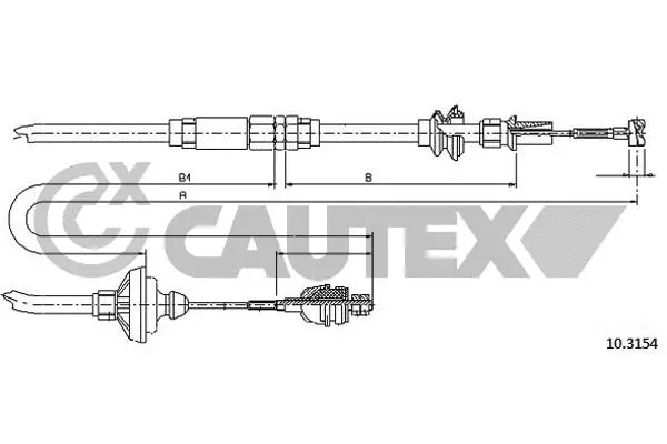 Cable Pull, clutch control (765773)
