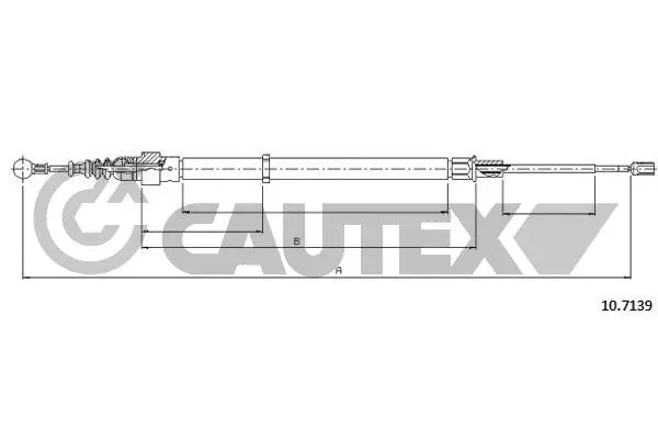 Cable Pull, parking brake (468242)