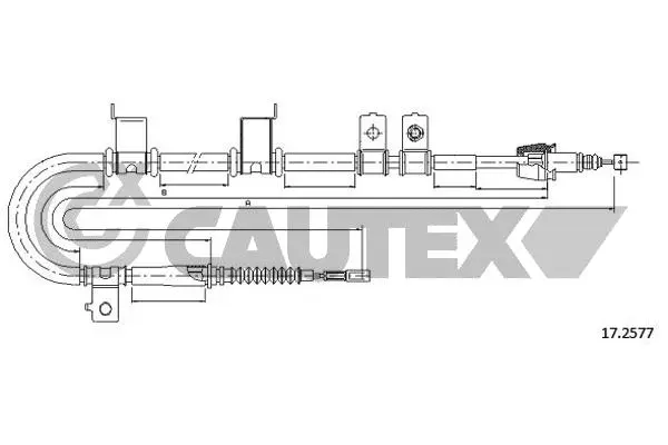 Cable Pull, parking brake (761569)