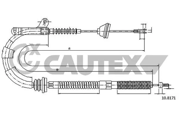 Cable Pull, parking brake (762882)