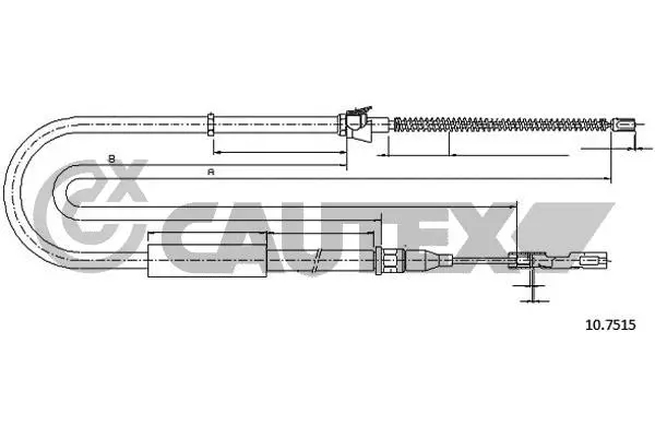 Cable Pull, parking brake (765998)