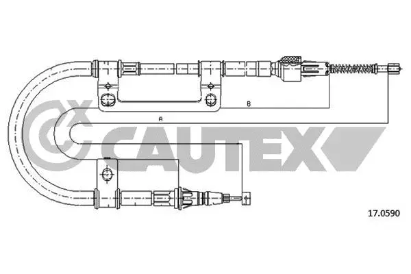 Cable Pull, parking brake (761756)