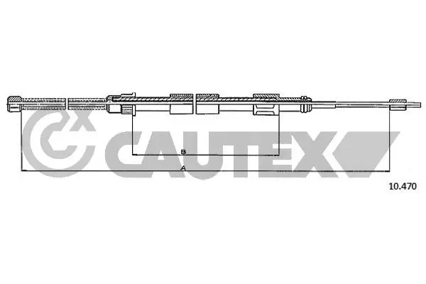 Cable Pull, parking brake (765718)
