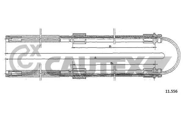 Cable Pull, parking brake (761377)