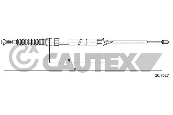 Cable Pull, parking brake (763050)