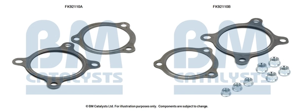 Mounting Kit, catalytic converter (FK92110)