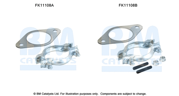 Mounting Kit, soot/particulate filter (FK11108)