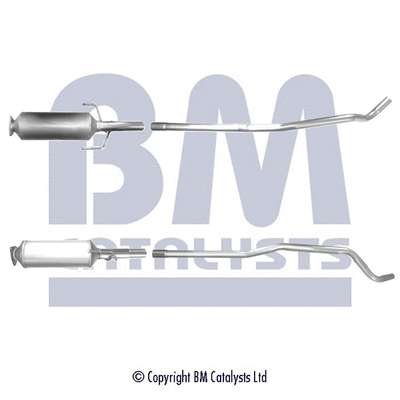 Soot/Particulate Filter, exhaust system (BM11020)