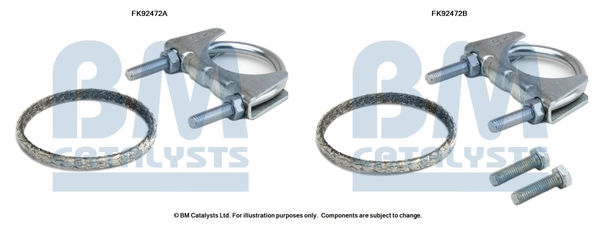 Mounting Kit, catalytic converter (FK92472)