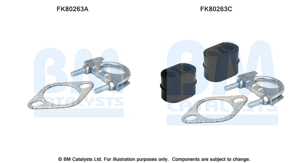 Mounting Kit, catalytic converter (FK80263)