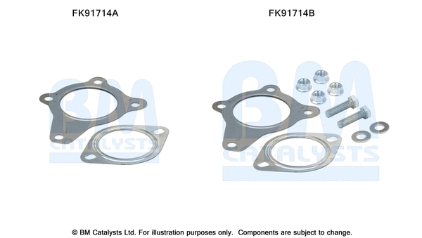 Mounting Kit, catalytic converter (FK91714)