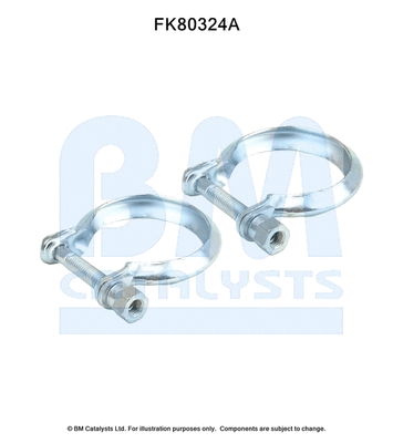 Mounting Kit, catalytic converter (FK80324)