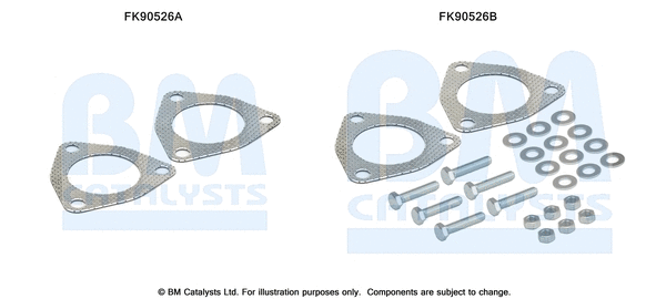 Mounting Kit, catalytic converter (FK90526)