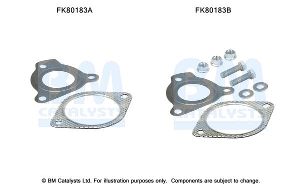 Mounting Kit, catalytic converter (FK80183)