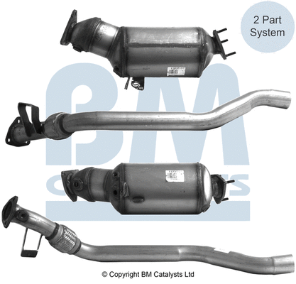 Soot/Particulate Filter, exhaust system (BM11402H)
